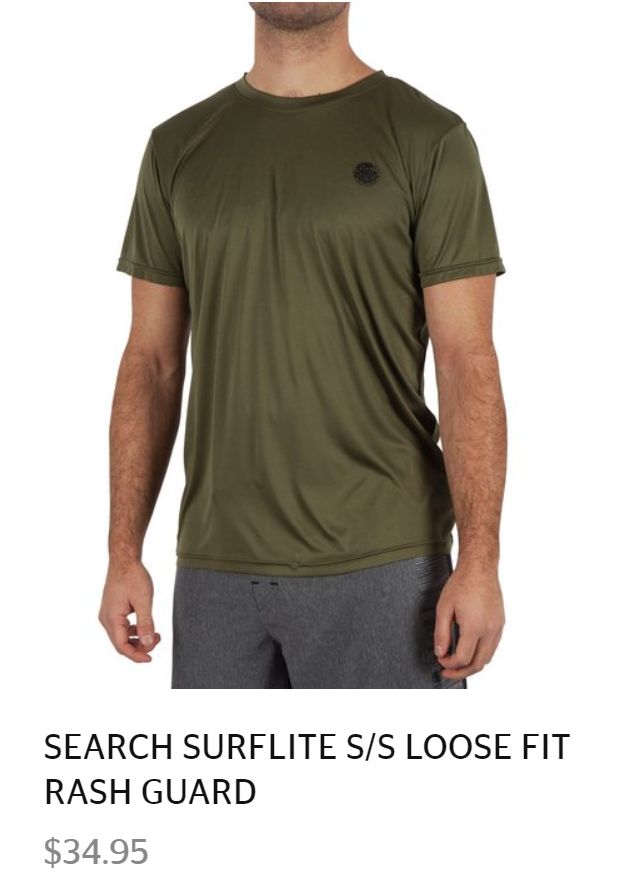 Product Review: Rip Curl Short Sleeve Search Surfline Rash Guard